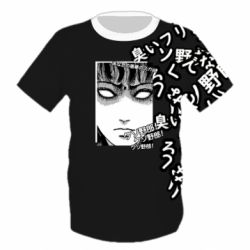 Детская 3D футболка Junji Ito - Shock - PrintSalon