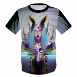 Дитяча 3D футболка Kaguya Ооtsutsuki art - PrintSalon