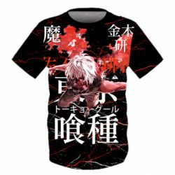 Детская 3D футболка Kaneki Ken - PrintSalon