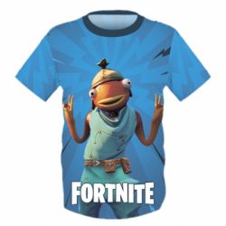 Детская 3D футболка Карась