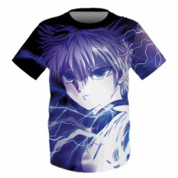 Дитяча 3D футболка Killua Hunter X Hunter - PrintSalon