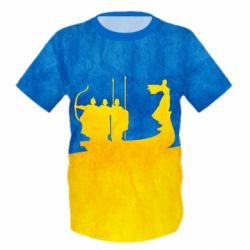 Дитяча 3D футболка Кий, Щек, Хорив і сестра їхня Либідь - PrintSalon