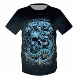 Дитяча 3D футболка Kraken - PrintSalon