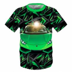 Детская 3D футболка Lamborghini Huracan