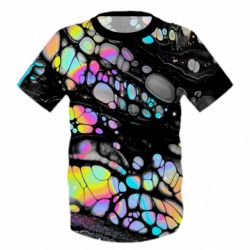 Дитяча 3D футболка liquid spots - PrintSalon