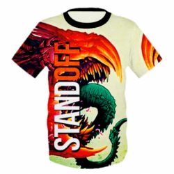Дитяча 3D футболка Monster standoff - PrintSalon