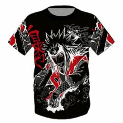 Дитяча 3D футболка Negative Jiraiya - PrintSalon