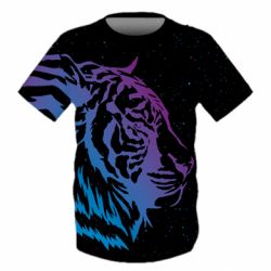 Дитяча 3D футболка Neon Tiger - PrintSalon