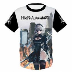 Детская 3D футболка Nier Automata 2B - PrintSalon