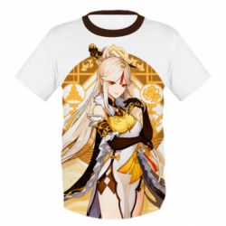 Детская 3D футболка Ningguan Genshin Impact - PrintSalon