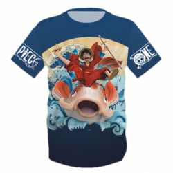 Дитяча 3D футболка One Piece Luffy - PrintSalon