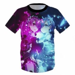 Детская 3D футболка Rам Rem - PrintSalon