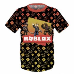 Детская 3D футболка Roblox Heroes 3D - PrintSalon