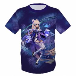 Детская 3D футболка Sangonomiya Kokomi