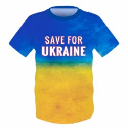 Детская 3D футболка Save for Ukraine - PrintSalon
