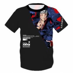 Дитяча 3D футболка shattered Itachi art - PrintSalon