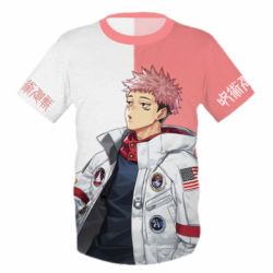 Детская 3D футболка Street style Yuji Itadori - PrintSalon