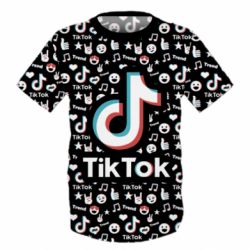 Детская 3D футболка TikTok Vibes - PrintSalon