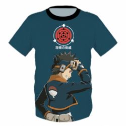 Дитяча 3D футболка Uchiha Obito - PrintSalon