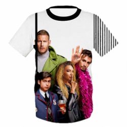 Дитяча 3D футболка Umbrella Academy team - PrintSalon