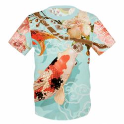 Дитяча 3D футболка Японські Риби Кои - PrintSalon