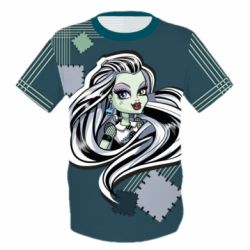 Дитяча 3D футболка Your ghoulfriend Frankie - PrintSalon