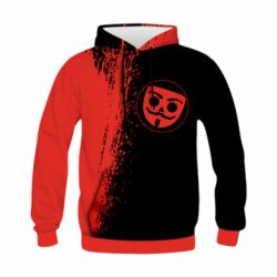 Дитяче 3D худі Бабл Квас червоний арт