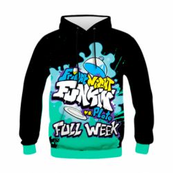 Дитяче 3D худі FNF vs Plate Mod - PrintSalon