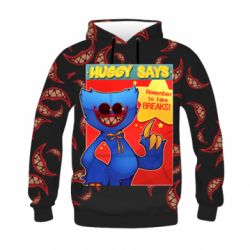 Дитяче 3D худі Huggy says