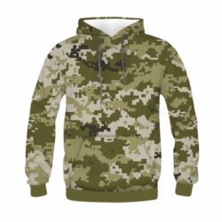 Дитяче 3D худі Камуфляж ЗСУ - PrintSalon