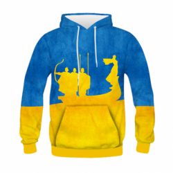 Дитяче 3D худі Кий, Щек, Хорив і сестра їхня Либідь - PrintSalon