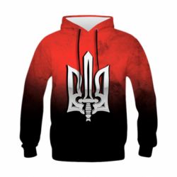 Дитяче 3D худі Прапор правий сектор - PrintSalon