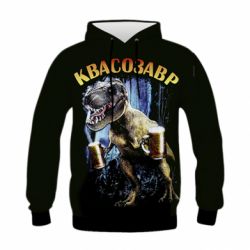 Дитяче 3D худі Квасозавр - PrintSalon