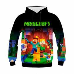 Дитяче 3D худі Майнкрафт