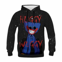 Дитяче 3D худі Poppy Huggy Wuggy - PrintSalon