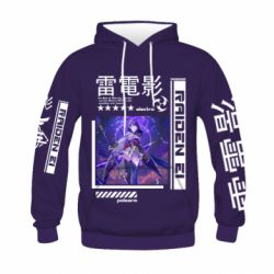 Дитяче 3D худі Raiden Ei - PrintSalon