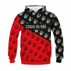Дитяче 3D худі Слава Україні, смерть ворогам! - PrintSalon