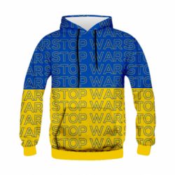 Дитяче 3D худі Stop War Stop War