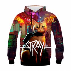 Детское 3D худи Stray game - PrintSalon