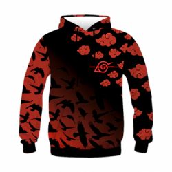 Дитяче 3D худі Akatsuki Itachi - PrintSalon