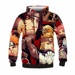 Дитяче 3D худі Akatsuki Members - PrintSalon