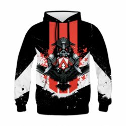 Дитяче 3D худі Apex Legend Bloodhound - PrintSalon