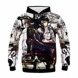 Дитяче 3D худі Attack on Titan Кapral Levi - PrintSalon