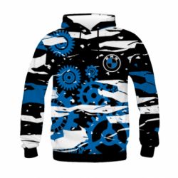 Детское 3D худи BMW logo and art background - PrintSalon