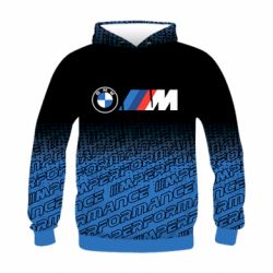 Дитяче 3D худі BMW Perfomance New - PrintSalon