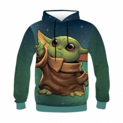 Дитяче 3D худі Cute Baby Yoda