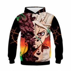 Дитяче 3D худі Доктор Стоун Арт