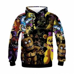 Дитяче 3D худі FNAF Animatronics