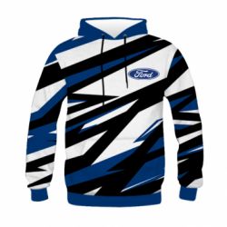 Дитяче 3D худі Ford logo and art - PrintSalon