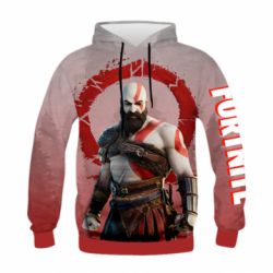 Детское 3D худи Fortnite Kratos - PrintSalon